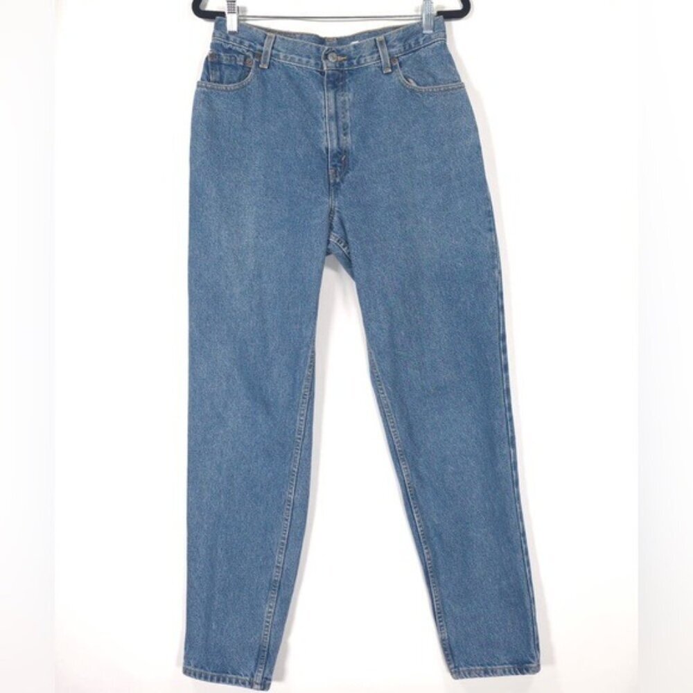 LEVI’S VINTAGE 550‎ RELAXED FIT TAPERED LEG Size 12 MIS L Women’s 100% Cotton